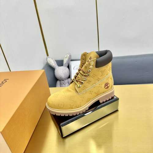 顶级版本 LV路易威登L家 驴牌 24ss 秋冬CHECKER系列 厚底 短靴 马丁靴 及踝 情侣款靴 LV Checker 及踝靴亮路易威登 2024 春夏秀