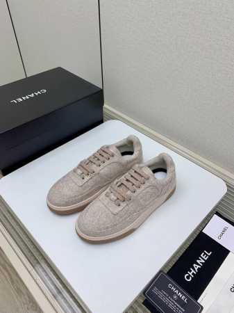 出厂 高版本 小香chanel2024Vs春季新款休闲系列 顶级系列 非市场通货 欢迎对比 新款拼色休闲鞋 这款百搭的板鞋，休闲鞋，上脚后属实好搭！ 酷毙了 黑 - 点击图像关闭