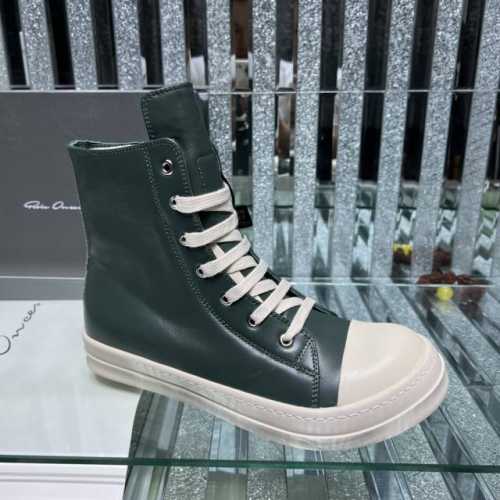 冲量价: 情侣款瑞克-欧文斯 Rick Owens 时尚休闲板鞋！官网热门单品 原版高端定制 ！市场最高版本极简主义的色彩运用与用心剪裁经典百搭首选！高品质低价