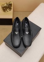工厂p价p : p码数.38～44码 长期有货 Armani 阿玛尼.最新款.乐福鞋，网官同款，原单爆款豆豆鞋 ，鞋面用才意大利进口头层软牛皮+高端皮猪内里+最