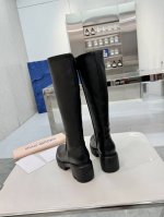 杨幂同款SW靴子5050长靴女粗跟高筒靴侧拉链长筒靴不过膝骑士靴 面料 黑色牛皮 棕色 内里垫脚 羊皮 跟高 6cm 码数 33-40 34 40订做 欢迎上图