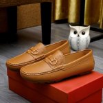 工厂价 Ferragamo 菲拉格慕 爆款时尚休闲套脚鞋官网专柜1:1制作，原版开模好质量看得见，进口高端头层小牛皮，皮内里纹路很清优质防水防滑耐磨大底高品质低
