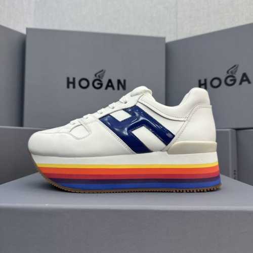 hogan 度假系列新款顶级版现货发售 松糕厚底顶级版 都市新潮休闲风 各明星 博主推荐 时尚百搭风格百变！原版楦型 原版大底一比一为你打造 值得推荐！ 鞋面采