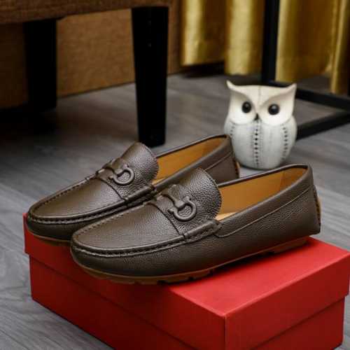 工厂价 Ferragamo 菲拉格慕 爆款时尚休闲套脚鞋官网专柜1:1制作，原版开模好质量看得见，进口高端头层小牛皮，皮内里纹路很清优质防水防滑耐磨大底高品质低