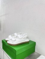 白色小羊皮 麻花Bottega Veneta2024早春Jack凉鞋系列[Bottega Veneta] 鞋面小羊皮 内里小羊皮 对标对版 高版本出 柔软的皮露