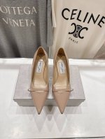 高版本出厂 Jimmy Choo*｜Jc 吉米周2025Ss夏季新款高跟鞋单鞋 原版套楦，完美的线条，简约大气上脚显气质粗跟舒适百搭，还能拉长双腿显高显瘦显腿长