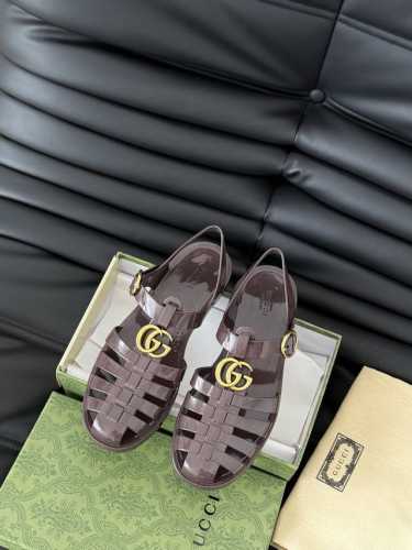 Gucci 2025最新款果冻拖鞋高版本TPU材料 跑量价size: 35-41