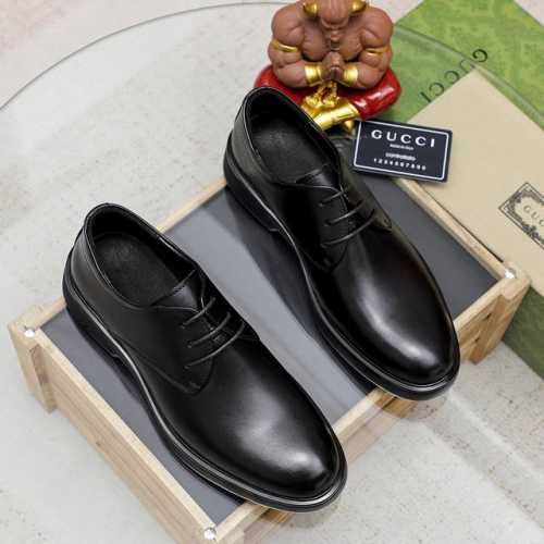 工厂p价 古驰 Gucci 官网男士商务正装皮鞋更新香港专柜同步新款完全一比一复刻出货专柜品质零差距0外均采用进口牛皮配原版五金扣皮内里制作 色 配码 38-4