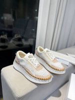 2054春夏chloe 克洛伊Nama sneaker彩虹系列运动鞋、容祖儿和孙怡宋茜明星同款、原材料是可再生物料制作、全手工缝马克线、肉眼可见皆是手工制造、环