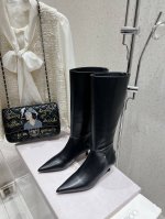 短靴 长靴 高版本 Jimmy choo 新款jc尖头高跟短靴 长靴 鞋面原版开边珠牛皮 内里垫脚牛皮 意大利真皮大底 跟高5cm 9cm 码数35-39 40