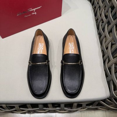 ferragam菲拉真皮大底男士商务休闲皮鞋｜采用进口牛皮鞋面｜进口牛皮内里｜严选用料只为打造更为舒适的穿着体验｜原版鞋楦｜线条修长流畅｜独家开模真皮大底 Si