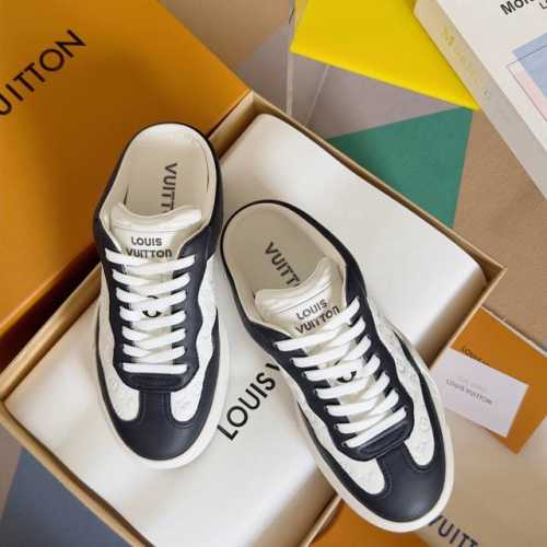 LV 路易威登L家驴牌GROOVY PLATFORM 系列 半拖鞋 休闲 运动鞋 小白鞋 原版购入开发 做货 本款 LV Groovy platform 运动鞋