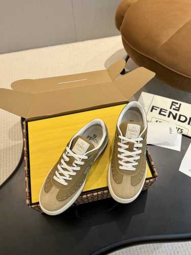 实价： Fendi芬迪 Match系列 25新配色 厚底休闲运动鞋情侣款增高滑板鞋德训鞋 小白鞋 原版购入开发 做货 设计师Kim Jones打造的首款运动鞋F