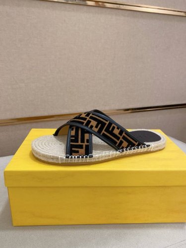 调工厂p价 男装男鞋 运动原单 Fendi~芬迪拖鞋 男鞋高端品牌 官网1:1最新力作 原版开模定制 面料釆用进口原版材料制作 升级版大底 更轻便 防滑 市场顶