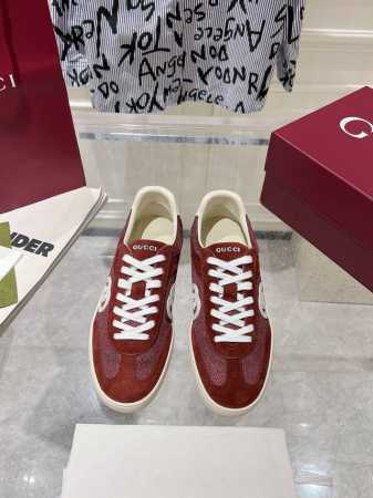 男 全新升级版gucci 2024 新款小白鞋 休闲鞋 爆款推荐，原版tpu鞋底、原版面料、原版羊皮内里羊皮垫脚原版套楦工艺一比一折骨复刻！舒适追求极致！ 面料 - 点击图像关闭