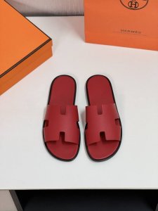 hermèS 真皮底 Size：38-44 45.46.47定制 爱马仕最高品质经典H拖鞋～高端男士凉鞋沙滩鞋拖鞋～专柜同步～原单代购货！原版进口鞋面牛皮内里牛