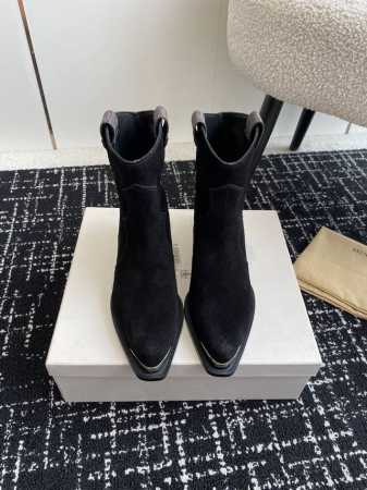 代购级 BRUNELLO CUCINELLI BC 24ss秋冬新品 复古粗跟 切尔西 尖头 铁扣短靴 塞琳这一季好看的款式真的是很多 比如这款军靴就很机车风 - 点击图像关闭