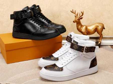 Louis Vuitton 路易威登官网最新运动休闲靴款，香港专柜同步，官网1：1打造鞋面采用进口优质牛皮搭配原版monogram面料沉稳的色调衬映男士的内敛雅 - 点击图像关闭