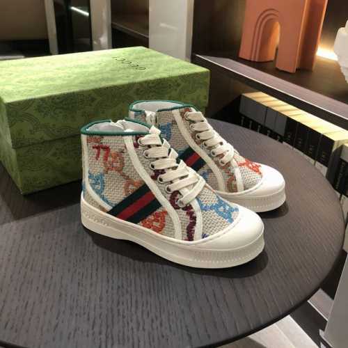 童鞋上新 Gucci 77系列秋冬高帮鞋 码数：26-35 代发：