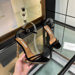 Aquazzura 2024新款凉鞋 代购品质！！！1原版开发的竹节高跟凉鞋水台走秀款，简直是时尚的巅峰之作！竹节高跟独具一格，宛如艺术品般精致。水台的巧妙设计
