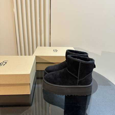 顶级品质 UGG经典系列全新升级厚底雪地靴 check 你的随性复古棕色系look，点亮街头拿捏 潮酷不费力~厚底铅笔靴 大橘底一秒蹬厚底TAZZ秋冬装备齐活， - 点击图像关闭
