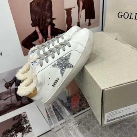 GGDB-SUPER STAR毛鞋 帮面：原版牛皮 内里：羊羔毛 内增高 : 2厘米 高标准出货 女款35-40 - 点击图像关闭