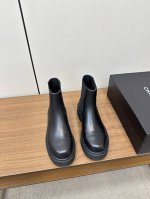 Chanel 24k新款切尔西短靴 秋冬走秀款 上脚特显腿型百搭 任何仙女都可以轻松驾驭 进口小牛皮鞋面 羊皮内里垫脚 原版开模耐磨发泡底、 Size: 35-
