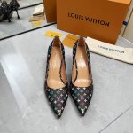 工厂p价p Louis Vuitton 路易威登 新款单鞋 鞋面 原版印花皮 内里 羊皮 鞋底 意大利真皮大底 跟高 7.5Cm 码数 35-42 41 42订