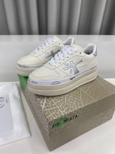 冲量价: premiata 普瑞米亚达 时尚、运动、休闲、慢跑、小白鞋。 普瑞米亚达意大利名品百年历史，所有工艺全手工打造，米“字一样的Logo简称米字鞋。完美