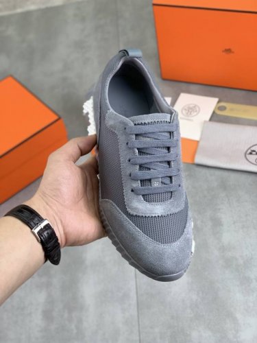 工厂p价p 实价 顶级版本 原单 Hermes爱马仕情侣款 Drift Sneaker 秋季新款休闲运动鞋 原版购入开发 做货 H家男士经典系列 科技透气面料搭