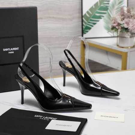 ysl 顶级高版本 2025官网同步新款高跟鱼嘴凉鞋 细节处理完美 垫脚羊皮 质感细腻 aaa级意大利黑色真皮大底 极致完美复刻 1鞋面 Yb一致面料 2垫脚 - 点击图像关闭