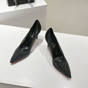 顶级版 原版盒 christian Louboutin S原版做货重工Cl 经典Apostropha Mesh Strass网纱高跟鞋 材质 进口网纱施华洛水晶