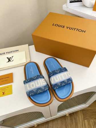 LV 路易威登 2024春夏新款 顶级版本原版一致专柜主打最新款 新款沙滩鞋 硬货上新代购级别！高级感十足！国内外博主刷爆的一款，复古又时髦 上脚美炸了！官网主 - 点击图像关闭
