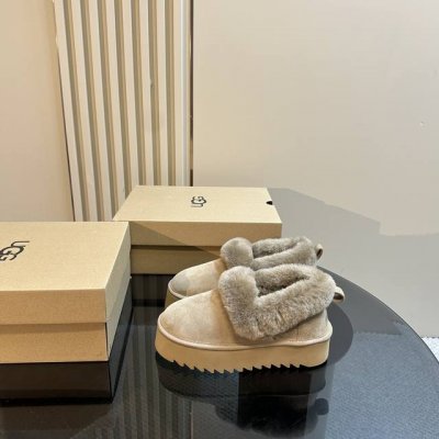 顶级品质 UGG经典系列全新升级厚底雪地靴 check 你的随性复古棕色系look，点亮街头拿捏 潮酷不费力~厚底铅笔靴 大橘底一秒蹬厚底TAZZ秋冬装备齐活，