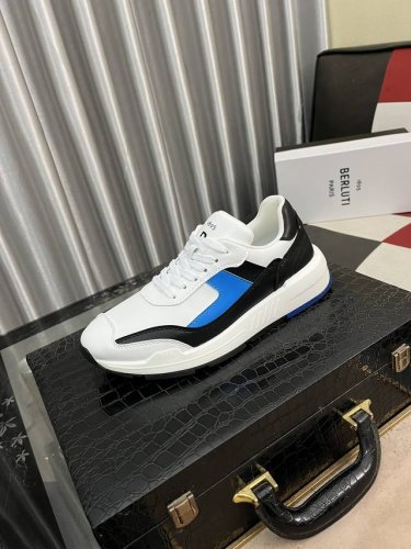 出厂价： Burluti布鲁提2023早春飞织新品布鲁提意大利奢品高端vitello Gommato男士休闲运动鞋，顶级牛货，匠心之作，融合多种材质，兼具舒适奢