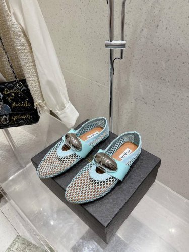 Alaia｜阿莱亚经典复古网面 玛丽珍鞋 鞋面定制进口网面材质 内里踮脚进口羊皮 原版开模橡胶大底 码数：35-39 40 41 42定制