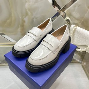 橙子出厂价 STUART WEITZMAN 2024顶级专柜 官网上新 独家首发 SW漆皮厚底乐福鞋 休闲鞋 增高皮鞋 Sw美鞋 小红书初夏登录 明星同款 简约