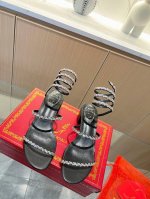 出厂 Rene Caovilla 芮妮 乔薇拉 Rc 蛇型缠绕爆红仙女凉鞋系列，魅惑华丽的顶级硬货，是每个女人的Dream Shoes缠绕在脚裸的蛇形装饰让您的