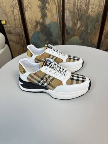 调工厂p价 男装男鞋 运动原单 专柜同步Burberry 巴宝莉 顶级代购同步发售正码数 38-44意大利进口头层牛皮配布料 全进口羊皮内里 鞋底 原厂特供原版