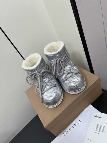 INUIKII 小众潮牌 24ss秋冬新款 雪地靴 忘了吧，时髦人都在穿INUIKII雪地靴，内增3cm，万人大秀的丑萌雪地靴重新翻红，不分左右 看着巨无霸巨显