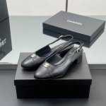 工厂P价 高版本！官网同步Chanel 2025新款 平底后空鞋、中跟Slingback凉鞋 香奶奶家一贯的优雅名媛气质 高级感十足 上脚非常Nice～ 不管光