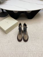 出厂牛反绒 牛皮面+10 小众潮牌Brunello Cucineli ss24秋冬 new arrival～ 布鲁内诺库奇内利｜新款系带马丁靴短靴！ 上脚帅气舒