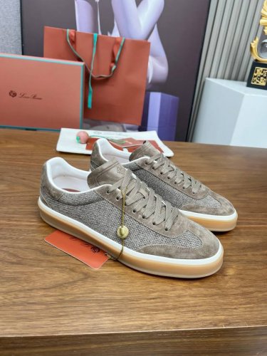 实价： 代购级，高版本 意大利 Loro Piana 诺悠翩雅Tennis Walk系列 Lp情侣款德训鞋 休闲 运动鞋 板鞋 原版购入开发 做货 这款新款绒面