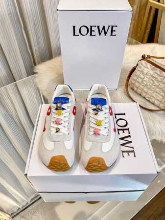 出厂 ，扣子配件+15 Loewe 罗意威2025早春新款 Ballet Runner 2.0芭蕾运动鞋阿甘鞋德训鞋 二代Ballet Runner升级2.0给 - 点击图像关闭