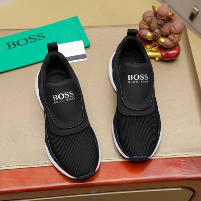 工厂P价 Boss 同步新款 知名品牌新款隆重上市 以奢华高端设计出货 鞋面采用透气布料皮内里，皮质柔软上，脚绝对舒适鞋底全手工打造 时尚 高端品质 码数：38
