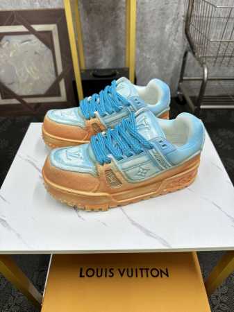 情侣款 LOUIS VUITTON-路易威登 官网同步春季新品米兰时装走秀款lv家标志，大咖风范，时尚潮人必备头层小牛皮、牛皮内里官网原版特供大底码数：35-4 - 点击图像关闭