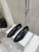The Row 新款圆头系带小皮鞋休闲鞋平底单鞋 鞋面 小羊皮 内里 羊皮 鞋底 真皮大底 码数 35-40 40定做