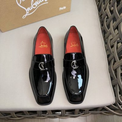 brand: Christia*.Loubouti* High-End Men's Business Dress Shoes Classic Red Soled