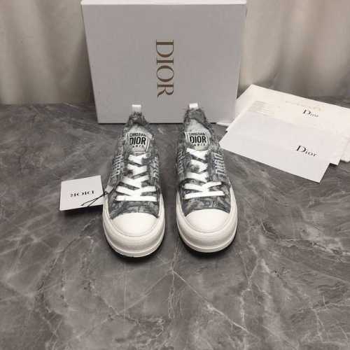 工厂p价p p Ss早春新款Dior 迪奥Walk'n'dior 厚底女士运动鞋 低帮休闲帆布鞋 板鞋 黑色和白色棉质帆布面料流苏装饰 Diorgraphiqu