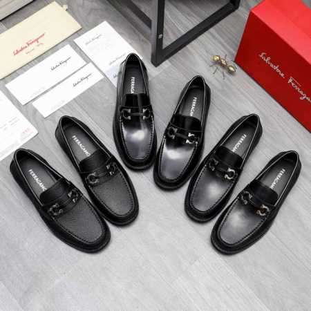 商品商标：Ferragamo 菲拉格慕 ] 正装商务套脚皮鞋 正码码数: 38-44 45定做不退换 商品材料：精选 荔纹牛皮鞋面 牛皮内里 原版大底 - 点击图像关闭